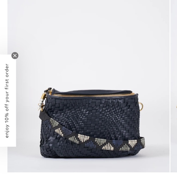 Kempton and Co - navy weave mini windbourne - navy - Picture 3 of 3